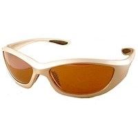 T�tsiddende sporty gr�  solbrille